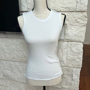 James Perse Size 1 Ribbed Tank Top
